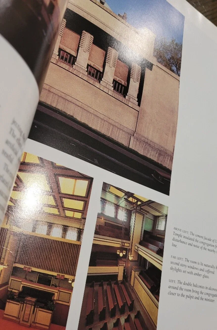 Frank Lloyd Wright Hardcover Coffee Table Book - Blue Cover